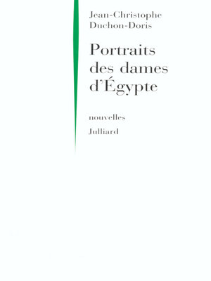cover image of Portraits des dames d'Egypte